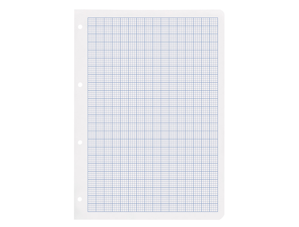 RECAMBIO LIDERPAPEL A4 100 HOJAS 75GR RAYADO N46 4 TALADROS