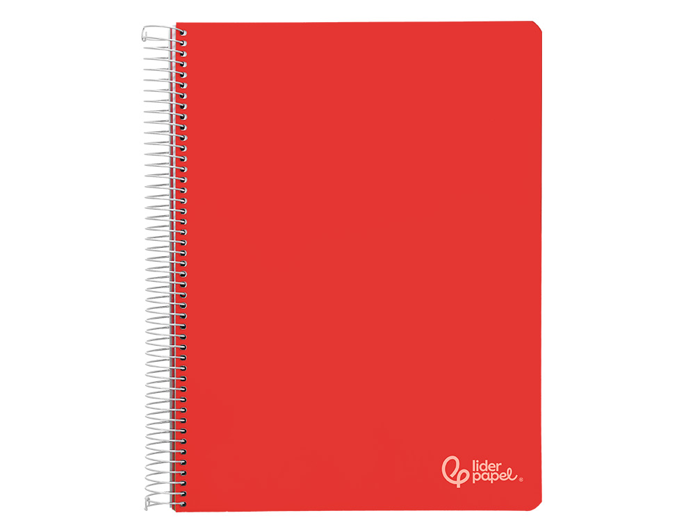 CUADERNO ESPIRAL LIDERPAPEL A5 MICRO WITTY TAPA DURA 120H 90GR CUADRO 5MM 5 BANDAS 6 TALADROS COLORES SURTIDOS