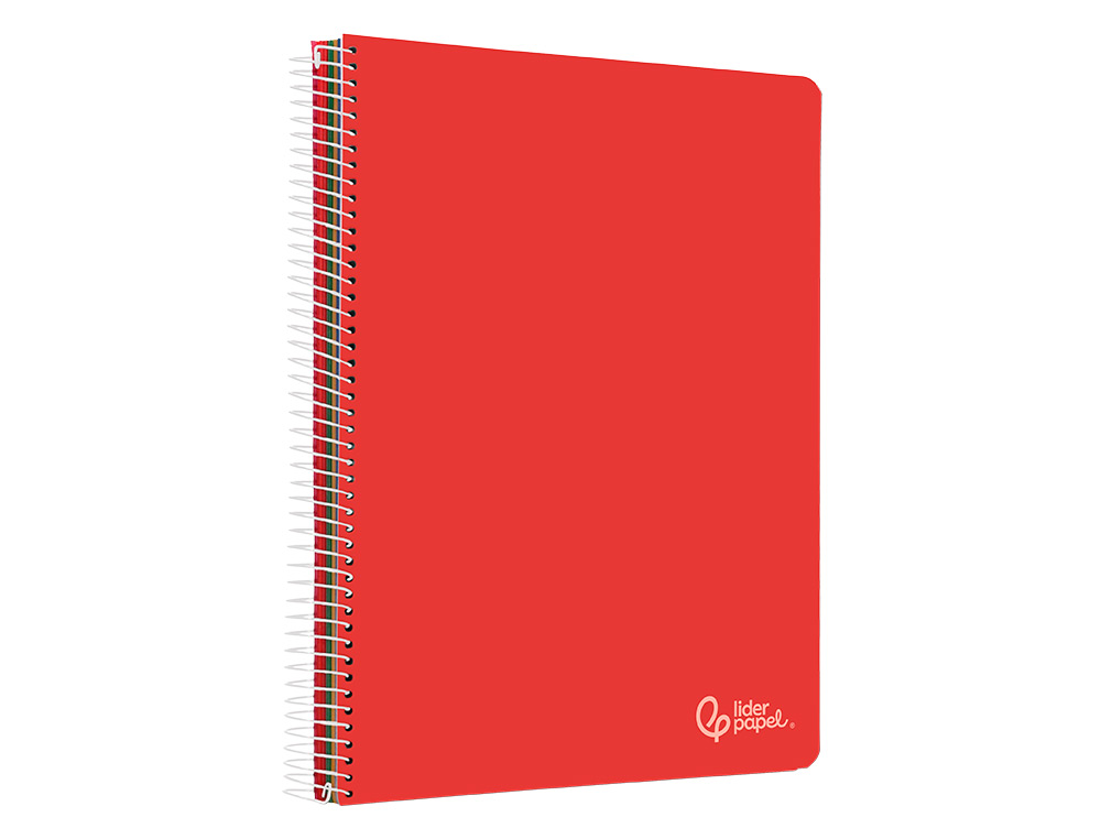 CUADERNO ESPIRAL LIDERPAPEL A5 MICRO WITTY TAPA DURA 120H 90GR CUADRO 5MM 5 BANDAS 6 TALADROS COLORES SURTIDOS