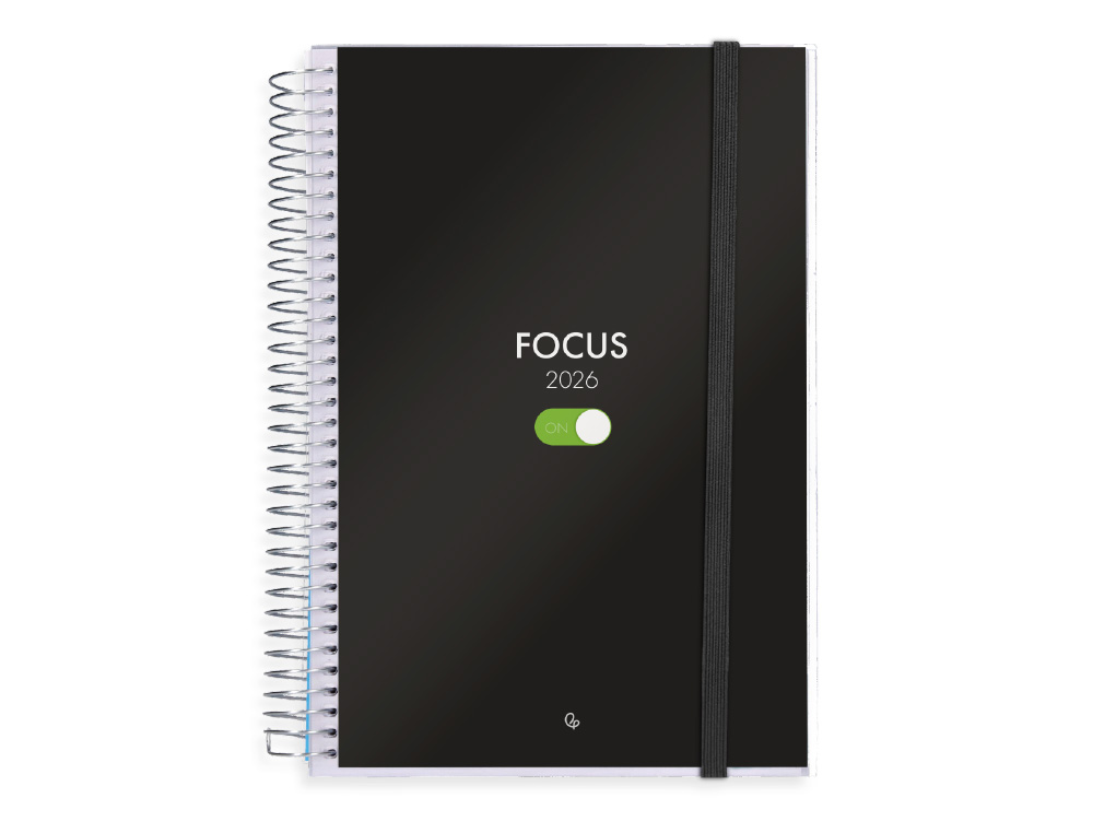 AGENDA ESPIRAL LIDERPAPEL TINOS A4 2026 SEMANA VISTA PERSONALIZABLE PAPEL 70 GR FSC