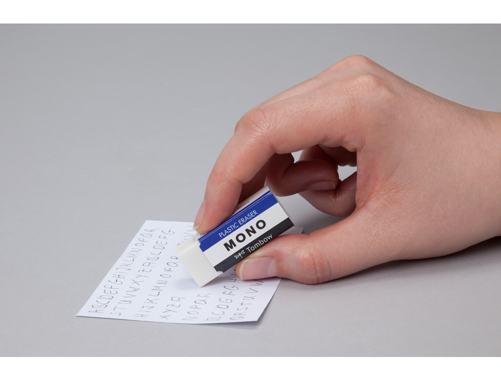 GOMA DE BORRAR TOMBOW PVC MONO TAMAO XS