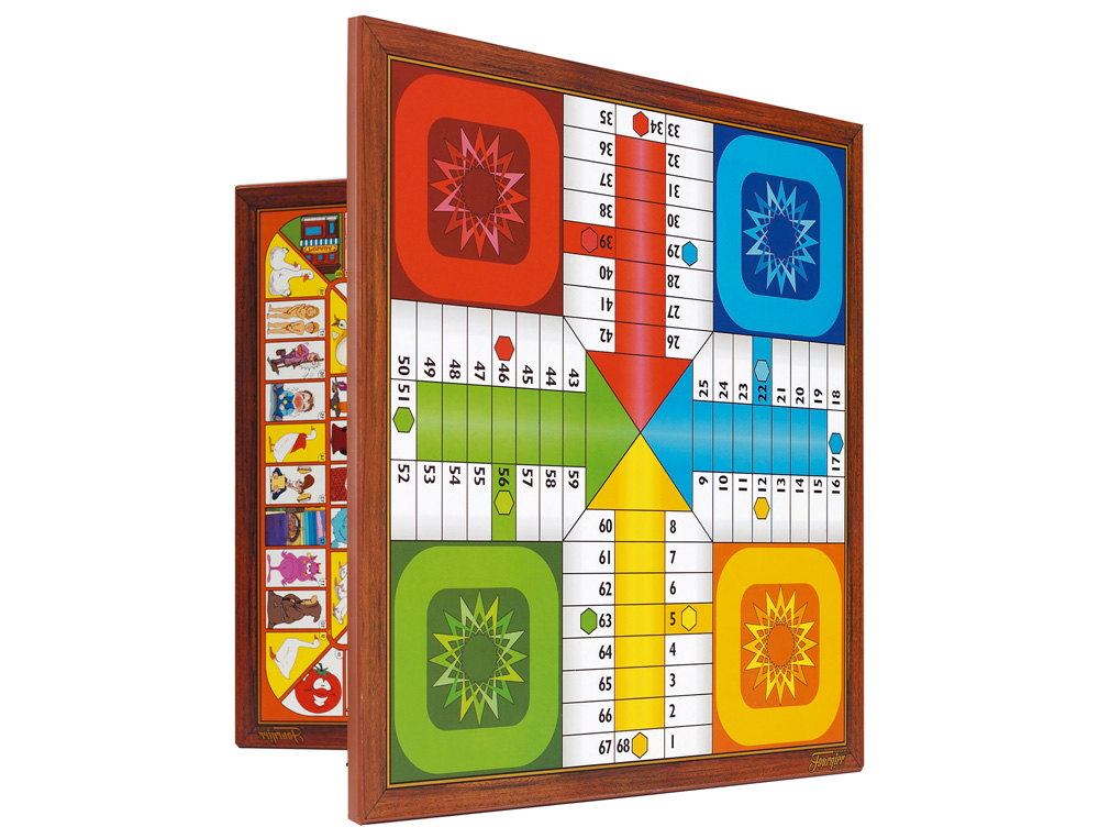 PARCHIS CON OCA FOURNIER 4 JUGADORES 40X40 CM