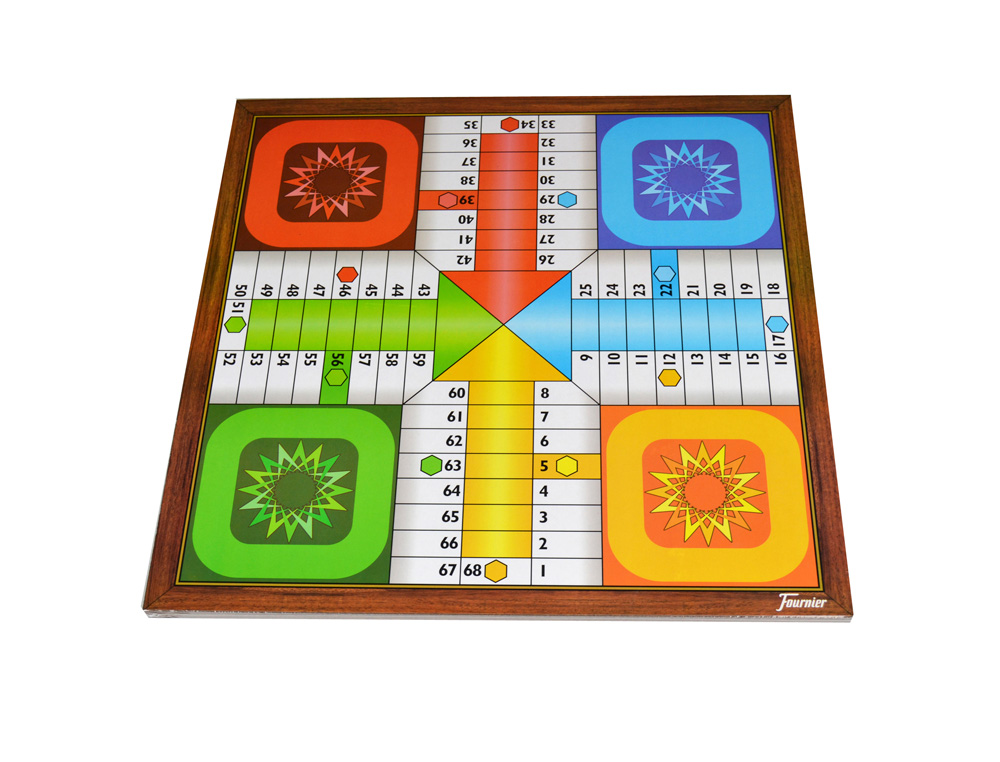 PARCHIS CON OCA FOURNIER 4 JUGADORES 40X40 CM