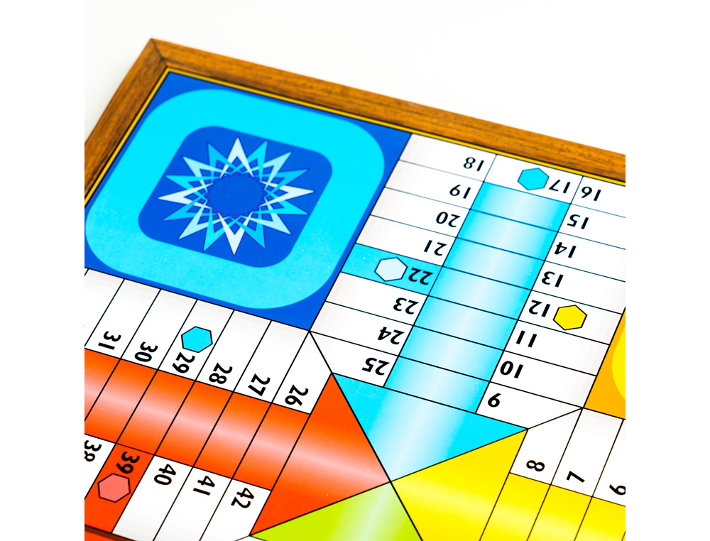 PARCHIS CON OCA FOURNIER 4 JUGADORES 40X40 CM