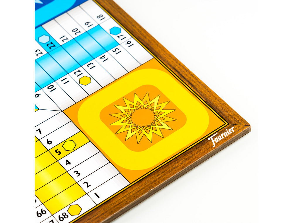 PARCHIS CON OCA FOURNIER 4 JUGADORES 40X40 CM