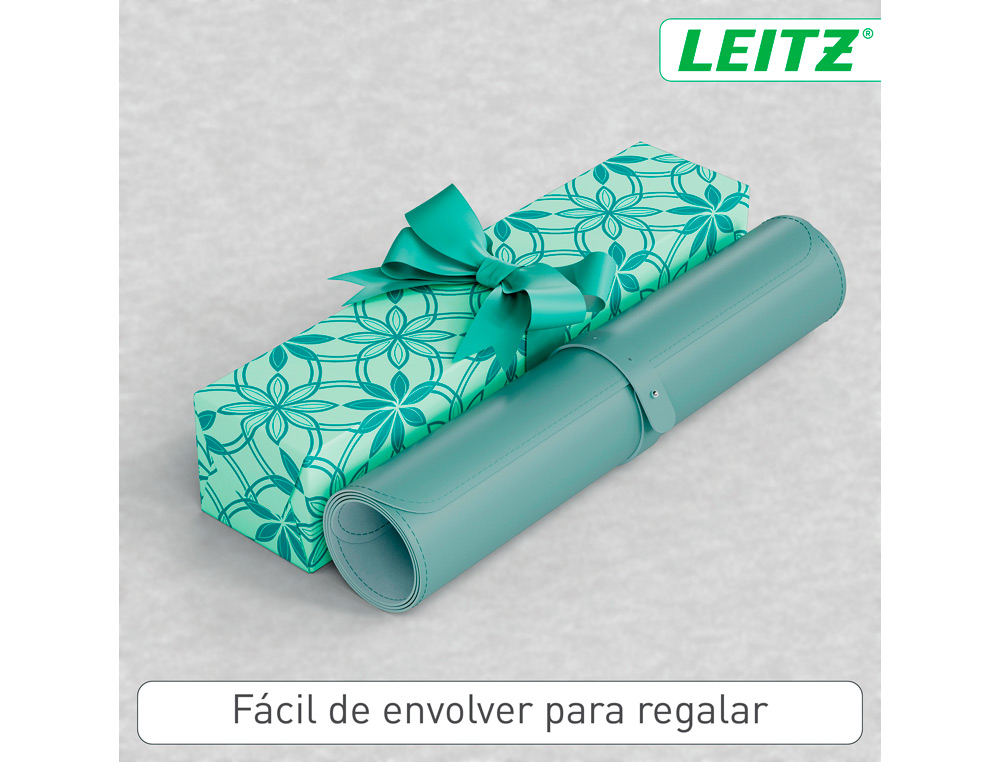 ALFOMBRILLA DE SOBREMESA LEITZ 80X40 CM COLOR VERDE MENTA
