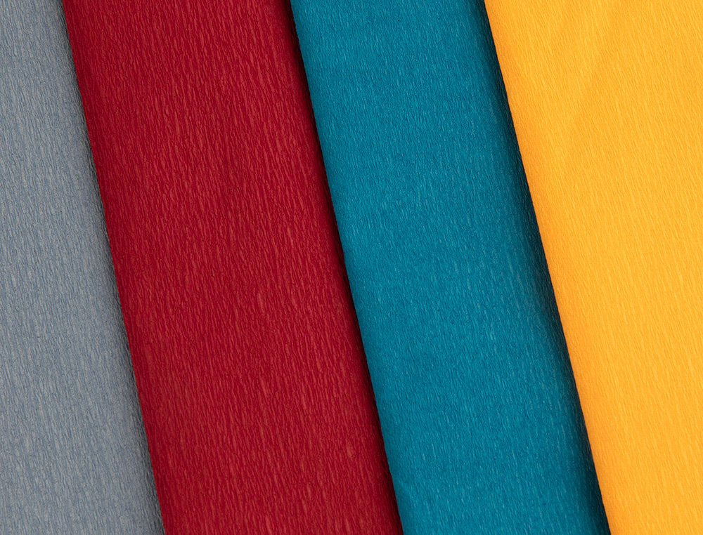 PAPEL CRESPON LIDERPAPEL 50 CM X 2.5M 34G/M2 AMARILLO ORO