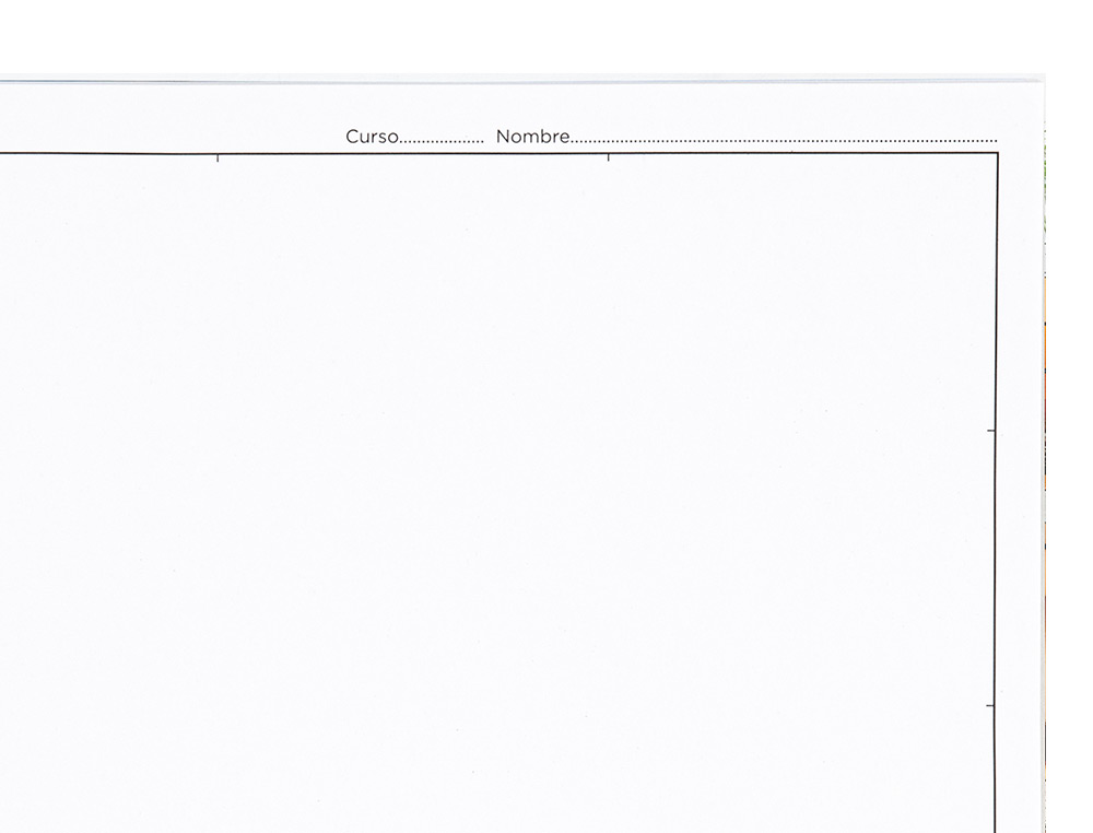 BLOC DIBUJO LIDERPAPEL LINEAL ENCOLADO 230X325MM 20 HOJAS 130 GR/M2 CON RECUADRO