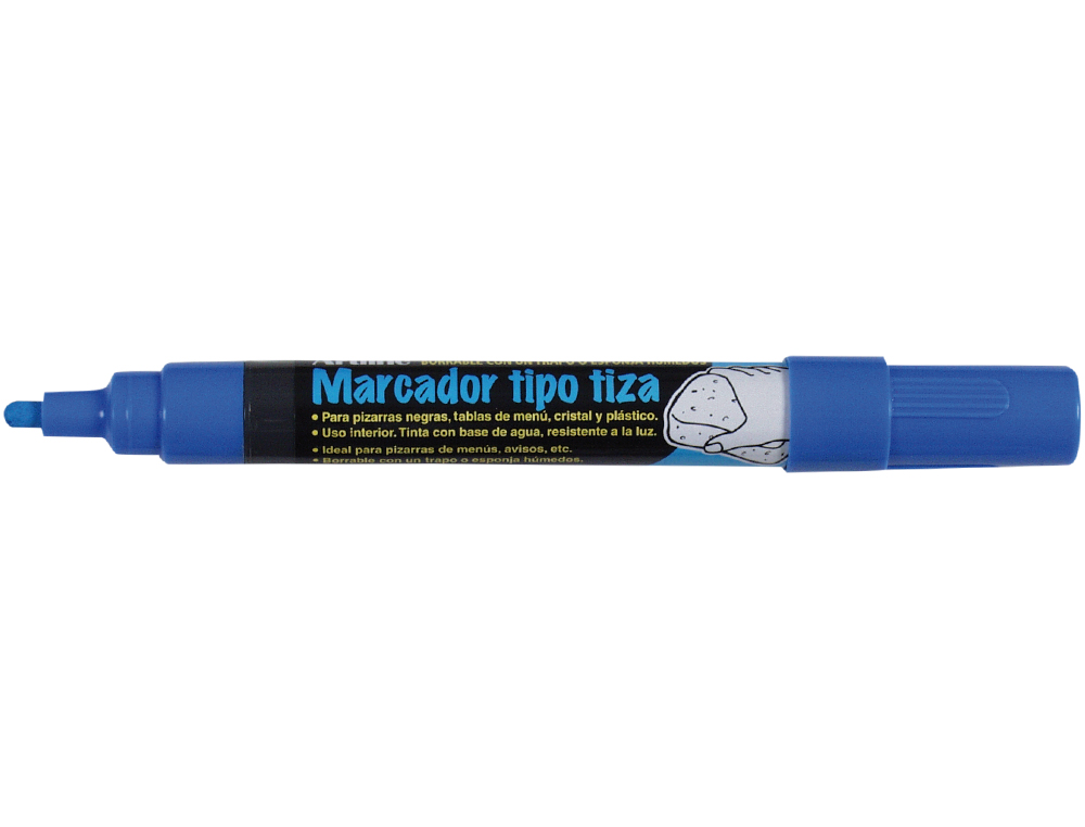 ROTULADOR ARTLINE PIZARRA VERDE NEGRA EPW-4-AZ COLOR AZUL BOLSA DE 4 UNIDADES