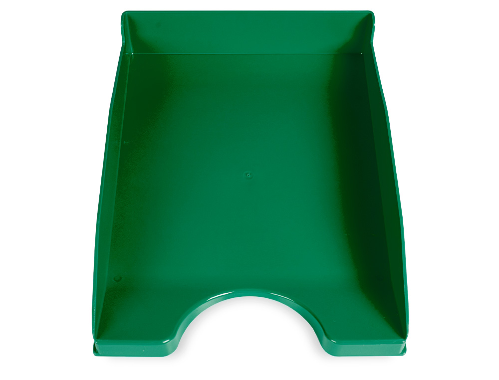 BANDEJA SOBREMESA PLASTICO Q-CONNECT VERDE OPACO 240X70X340 MM