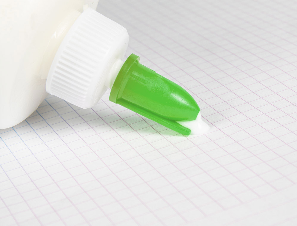 PEGAMENTO COLA BLANCA LAVABLE LIDERPAPEL BOTE DE 1000 ML