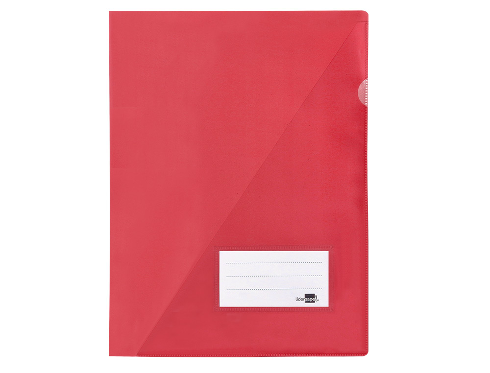 CARPETA LIDERPAPEL DOSSIER A4 UERO COLOR ROJO