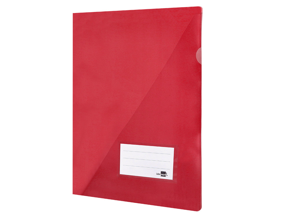 CARPETA LIDERPAPEL DOSSIER A4 UERO COLOR ROJO