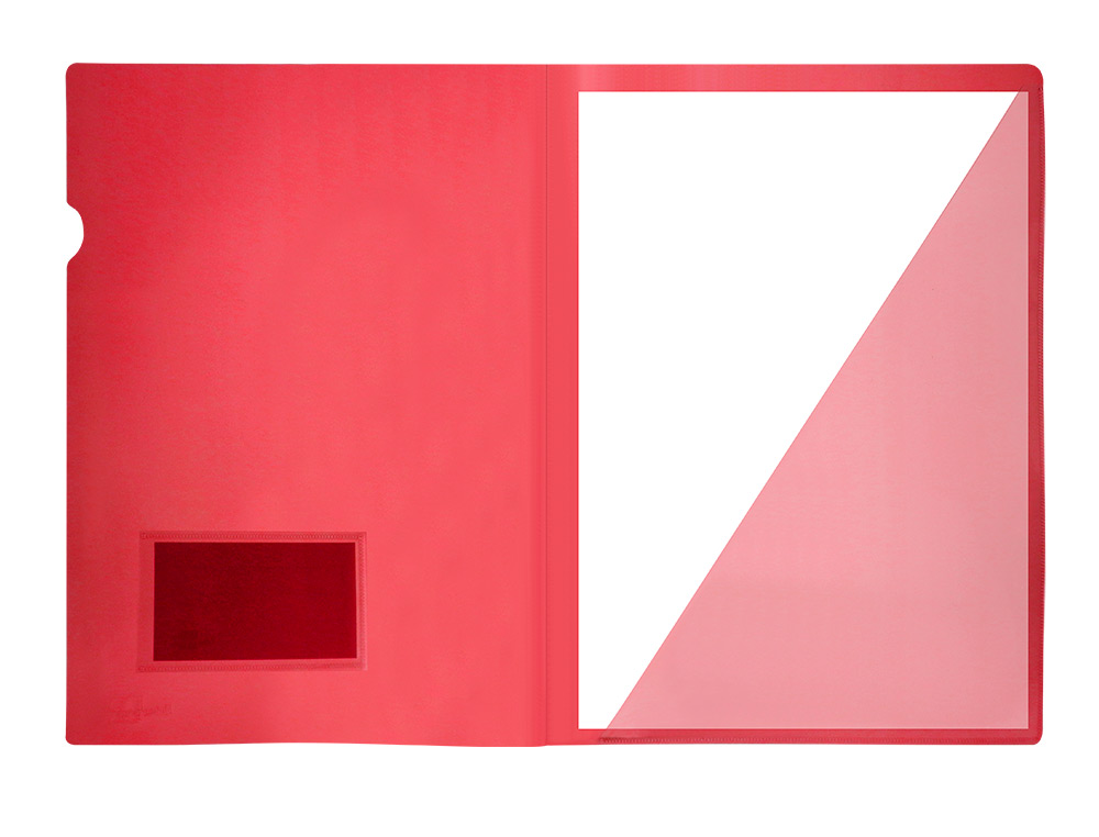 CARPETA LIDERPAPEL DOSSIER A4 UERO COLOR ROJO