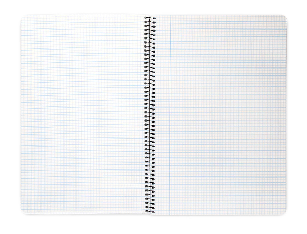 CUADERNO ESPIRAL LIDERPAPEL FOLIO PAUTAGUIA TAPA BLANDA 80H 75GR CUADRO PAUTADO 2,5MM CON MARGEN COLORES SURTIDOS