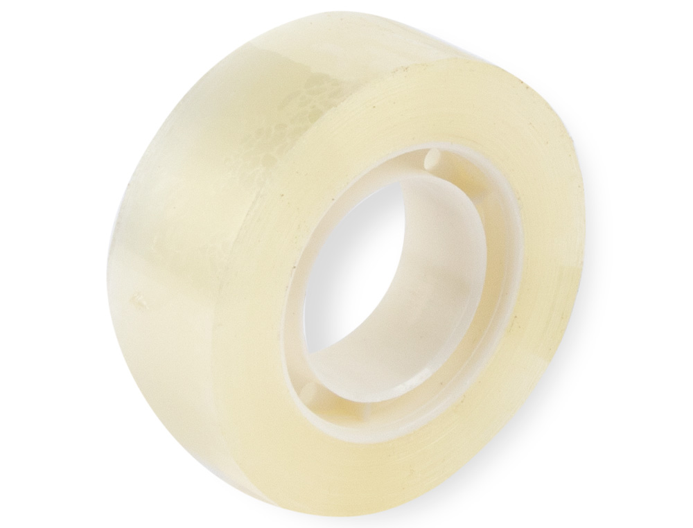 CINTA ADHESIVA Q-CONNECT TRANSPARENTE 33 MT X 12 MM ENCELOFANADA