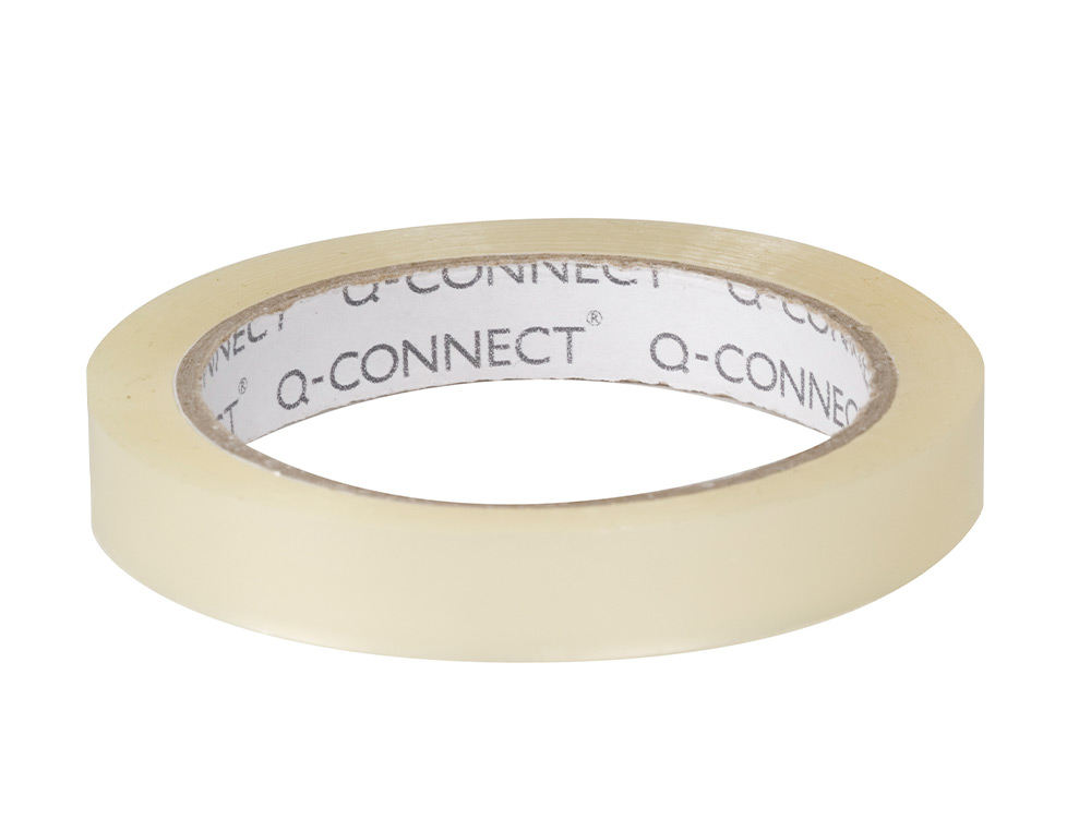 CINTA ADHESIVA Q-CONNECT TRANSPARENTE 66 MT X 12 MM ENCELOFANADA