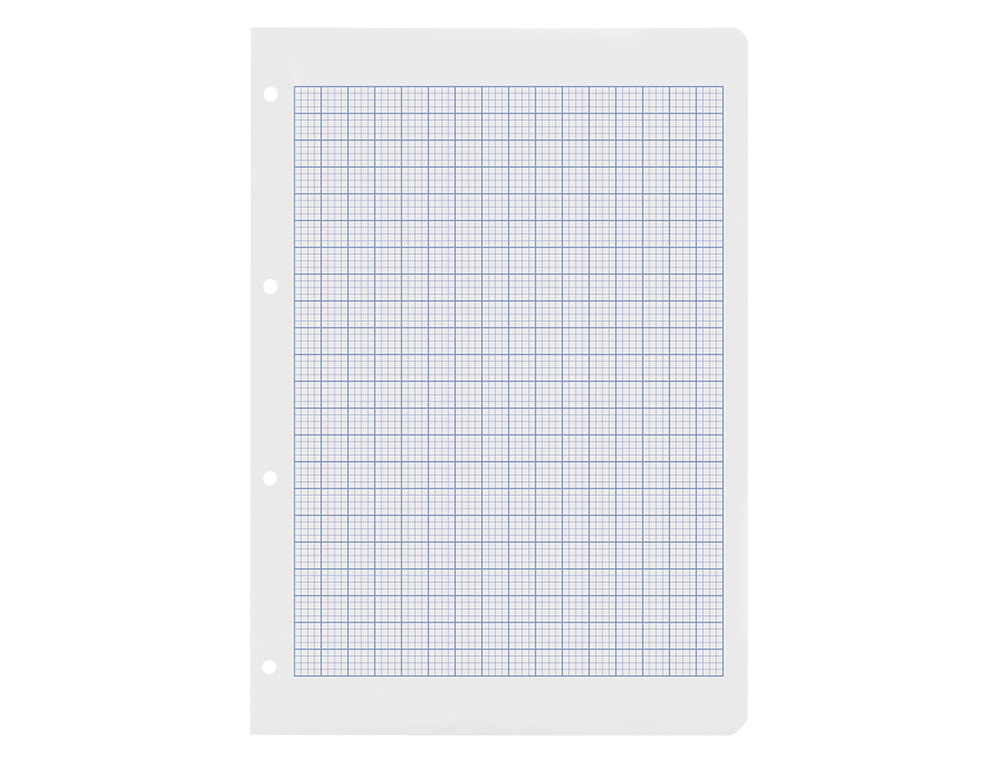RECAMBIO LIDERPAPEL A4 100 HOJAS 60G/M2 RAYADO N 46 4 TALADROS