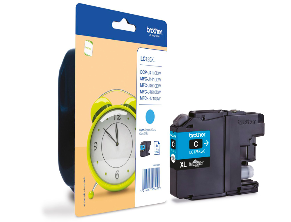 INK-JET BROTHER MFC-J4410DW/4510 DW CIAN ALTA CAPACIDAD 1200 PAG
