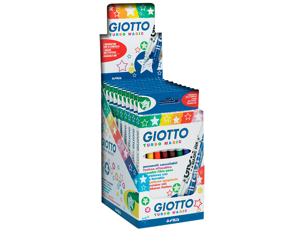ROTULADOR GIOTTO TURBO FANTASIA EXPOSITOR DE SOBREMESA 510X420X360 MM + ROTULADORES REGALO