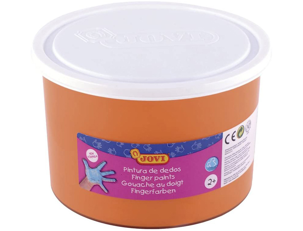 PINTURA A DEDOS JOVI 500 CC NARANJA