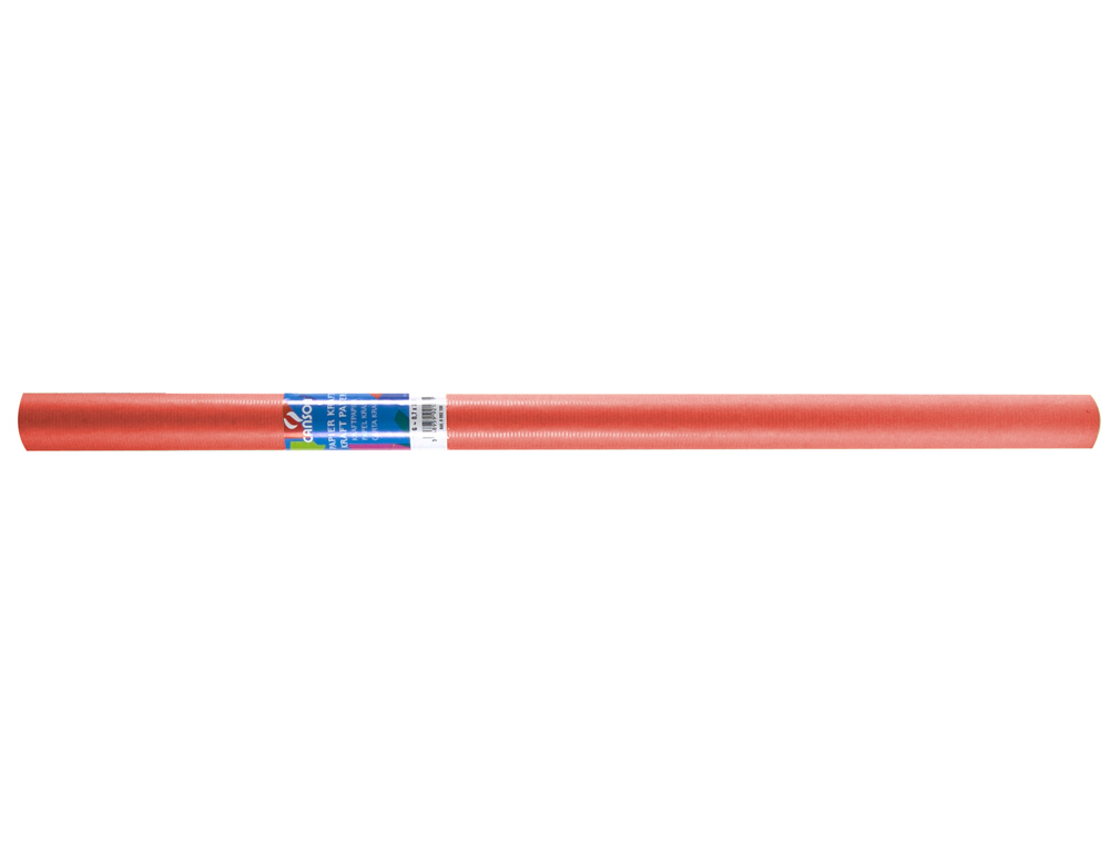 PAPEL KRAFT LIDERPAPEL ROJO ROLLO 25X1 MT