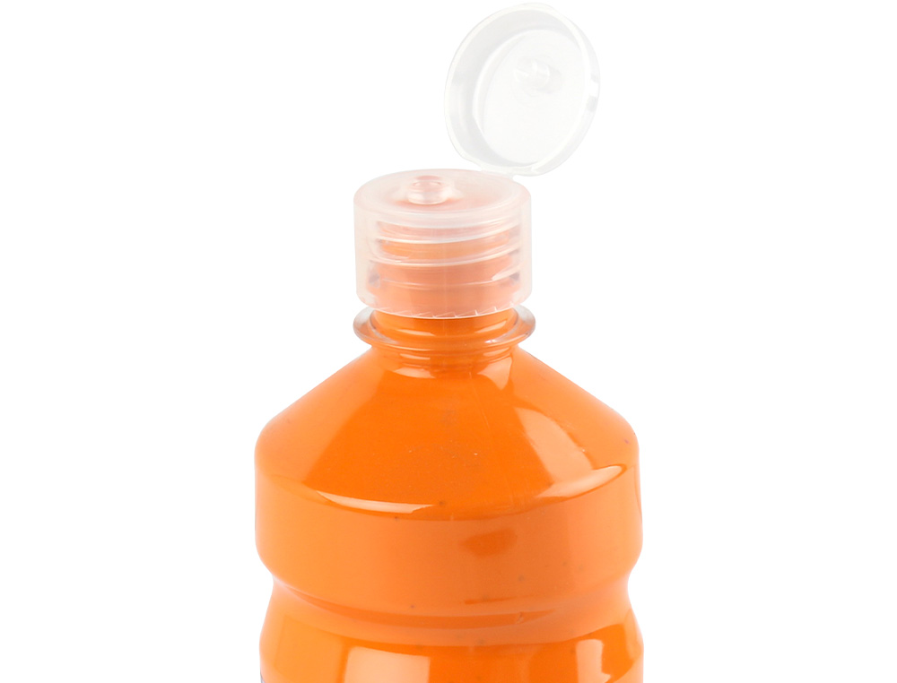 TEMPERA LIQUIDA LIDERPAPEL ESCOLAR 500 ML NARANJA