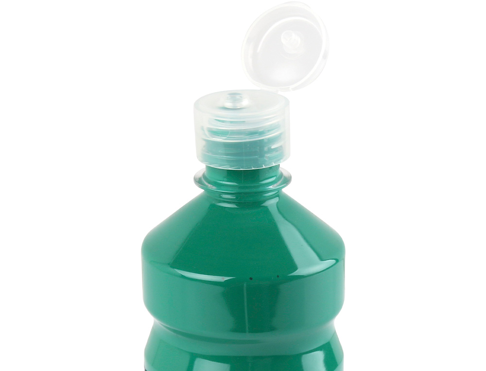 TEMPERA LIQUIDA LIDERPAPEL ESCOLAR 500 ML VERDE OSCURO