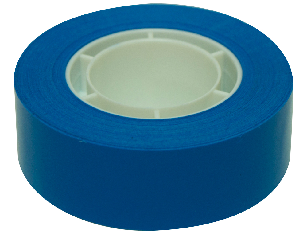 CINTA ADHESIVA APLI 33 MT X 19 MM COLOR AZUL