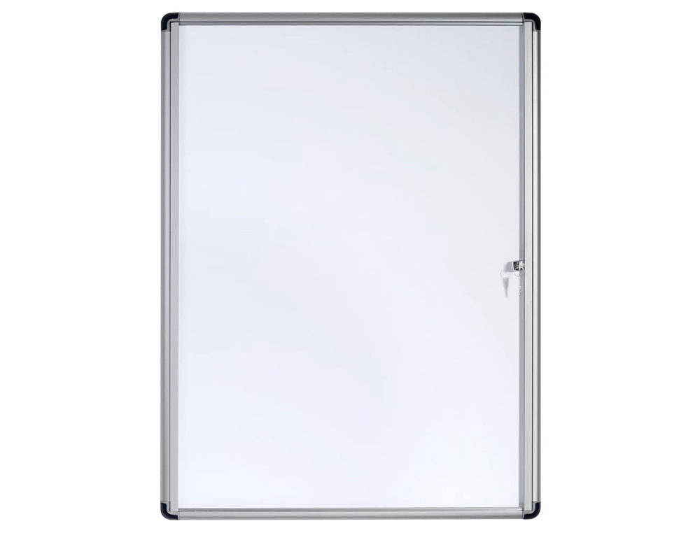 VITRINA DE ANUNCIOS BI-OFFICE FONDO MAGNETICO EXTRAPLANA DE INTERIOR 940X981 MM