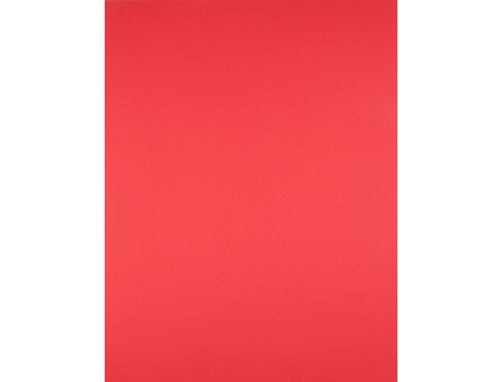 CARTULINA LIDERPAPEL 50X65 CM 240G/M2 ROJO PAQUETE DE 25 HOJAS