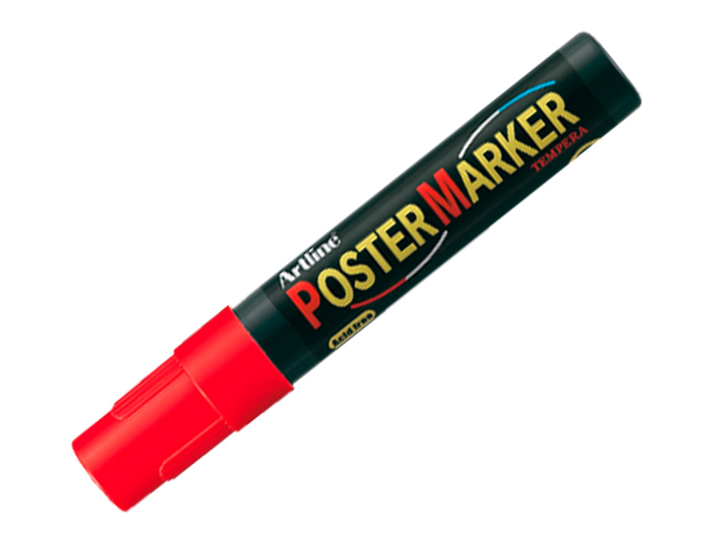 ROTULADOR ARTLINE POSTER MARKER EPP-4-ROJ PUNTA REDONDA 2 MM COLOR ROJO