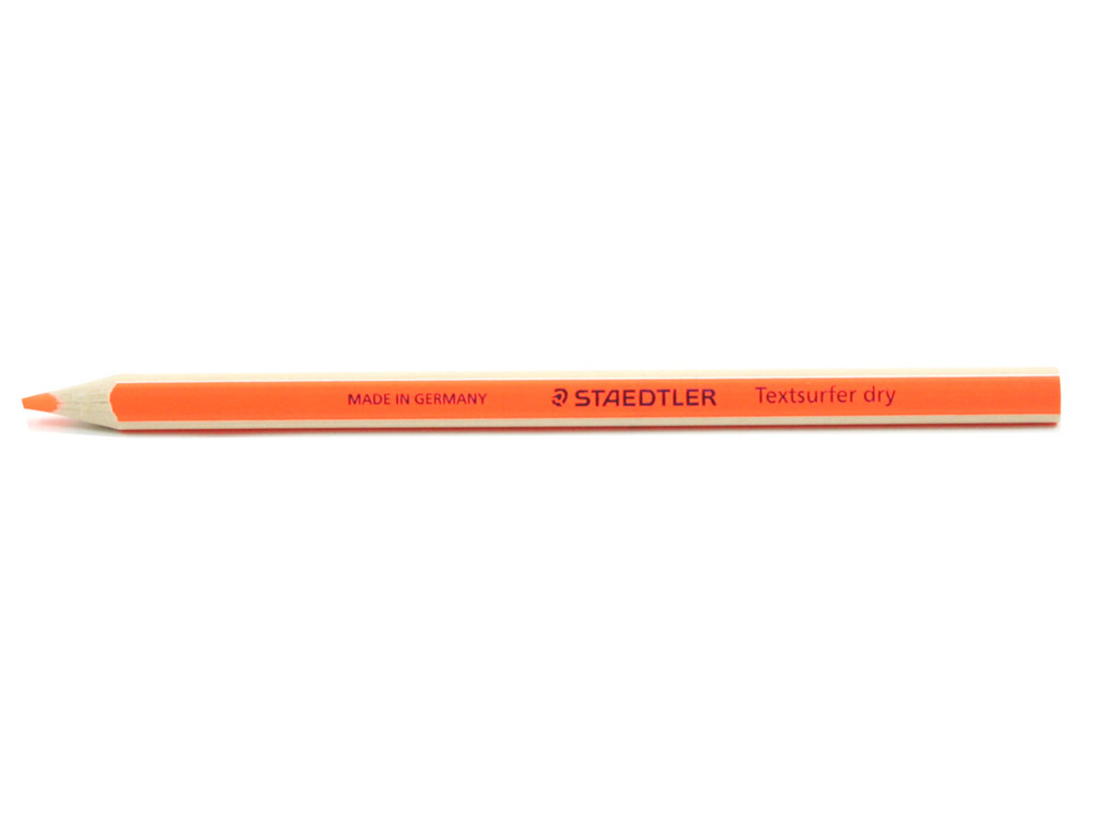 LAPICES FLUORESCENTE STAEDTLER TEXTSURFER DRY NARANJA CAJA DE 12 UNIDADES