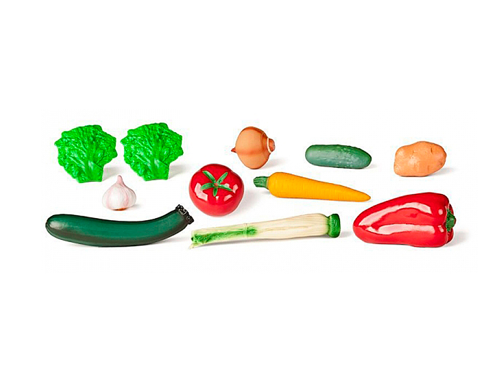 JUEGO MINILAND HORTALIZAS 11 PIEZAS