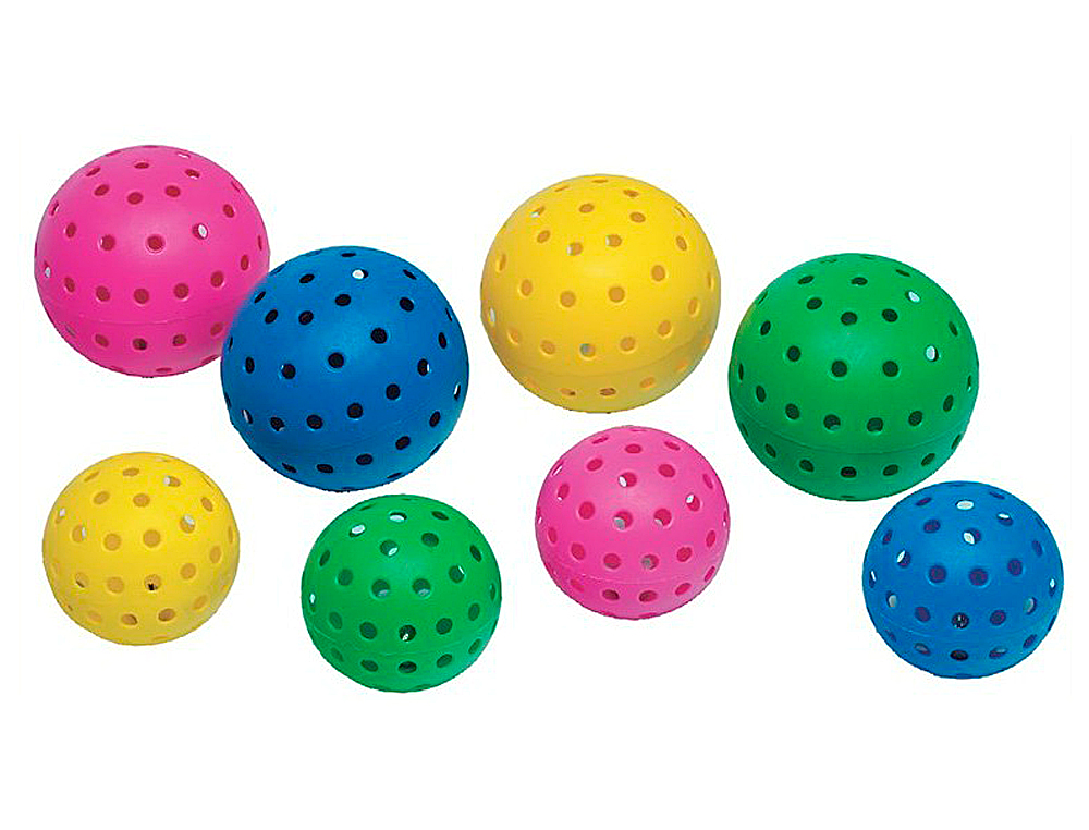 PELOTA AMAYA PERFORADA CON CASCABEL DIAMETRO 160 MM