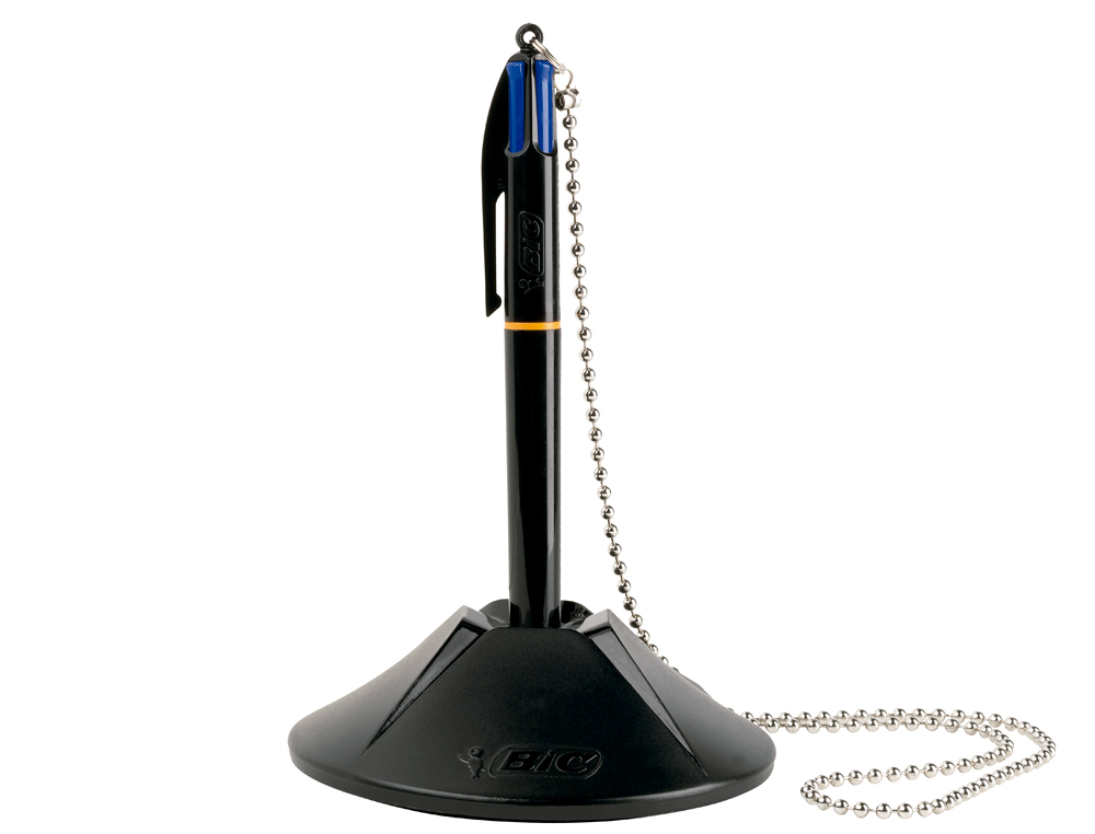 BOLIGRAFO BIC CUATRO COLORES CON PEANA