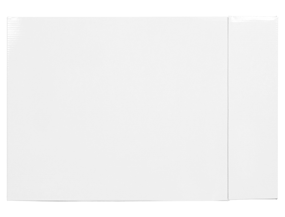 CAJA ARCHIVADOR LIDERPAPEL DE PALANCA CARTON FOLIO DOCUMENTA LOMO 75MM COLOR BLANCA