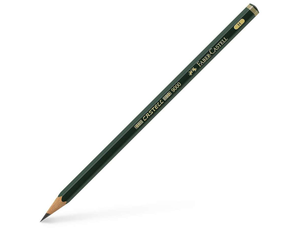 LAPICES DE GRAFITO FABER 9000 H UNIDAD