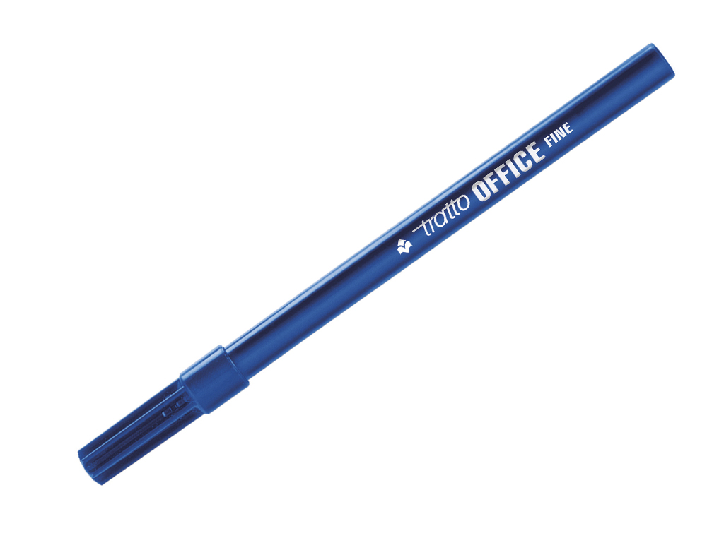 ROTULADOR TRATTO OFFICE FINE PUNTA DE FIBRA TRAZO 0,7 MM AZUL