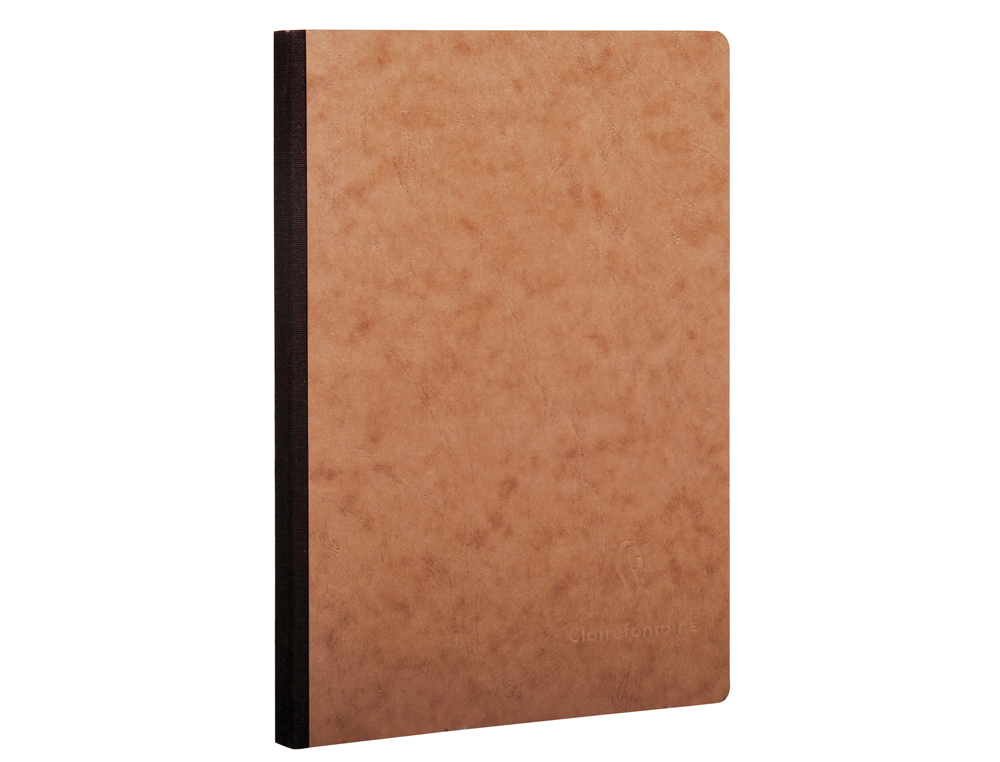 LIBRETA AGE-BAG TAPA CARTULINA LOMO COSIDO CUADRO 5 MM 96 HOJAS COLOR HAVANA 148X210 MM