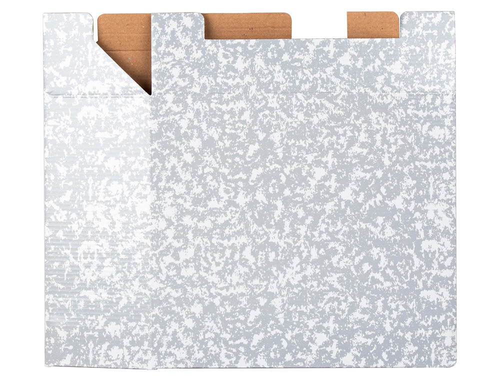 CAJA ARCHIVADOR LIDERPAPEL CLASSIC RED CUARTO GRIS