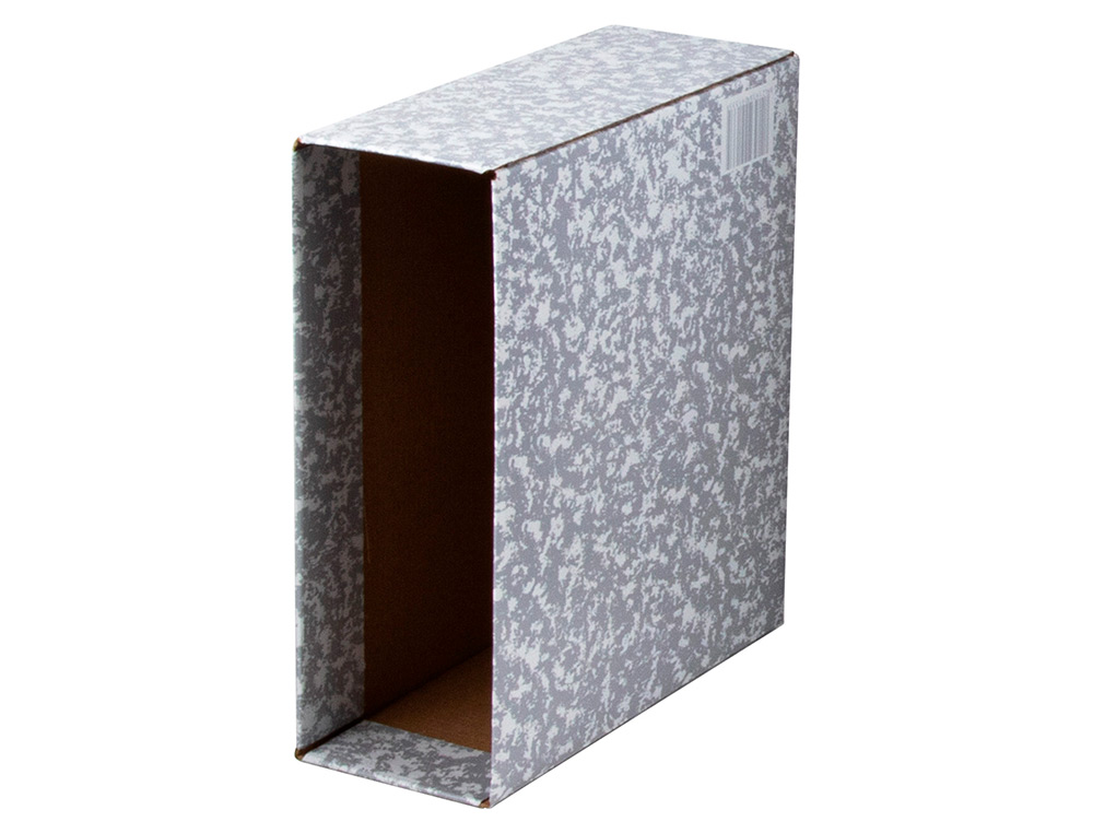 CAJA ARCHIVADOR LIDERPAPEL CLASSIC RED CUARTO GRIS