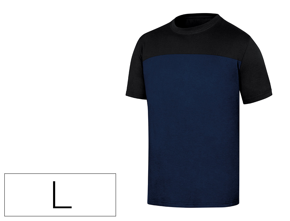 CAMISETA DE ALGODON DELTAPLUS COLOR AZUL TALLA L