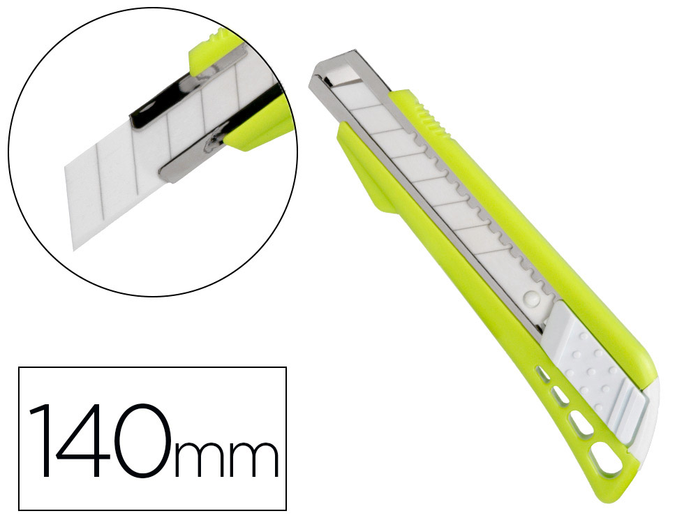 CUTER Q-CONNECT CUCHILLA ANCHA DE CERAMICA EN BLISTER