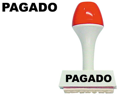 SELLO FRAMUN CAUCHO MANUAL PAGADO 6 MM